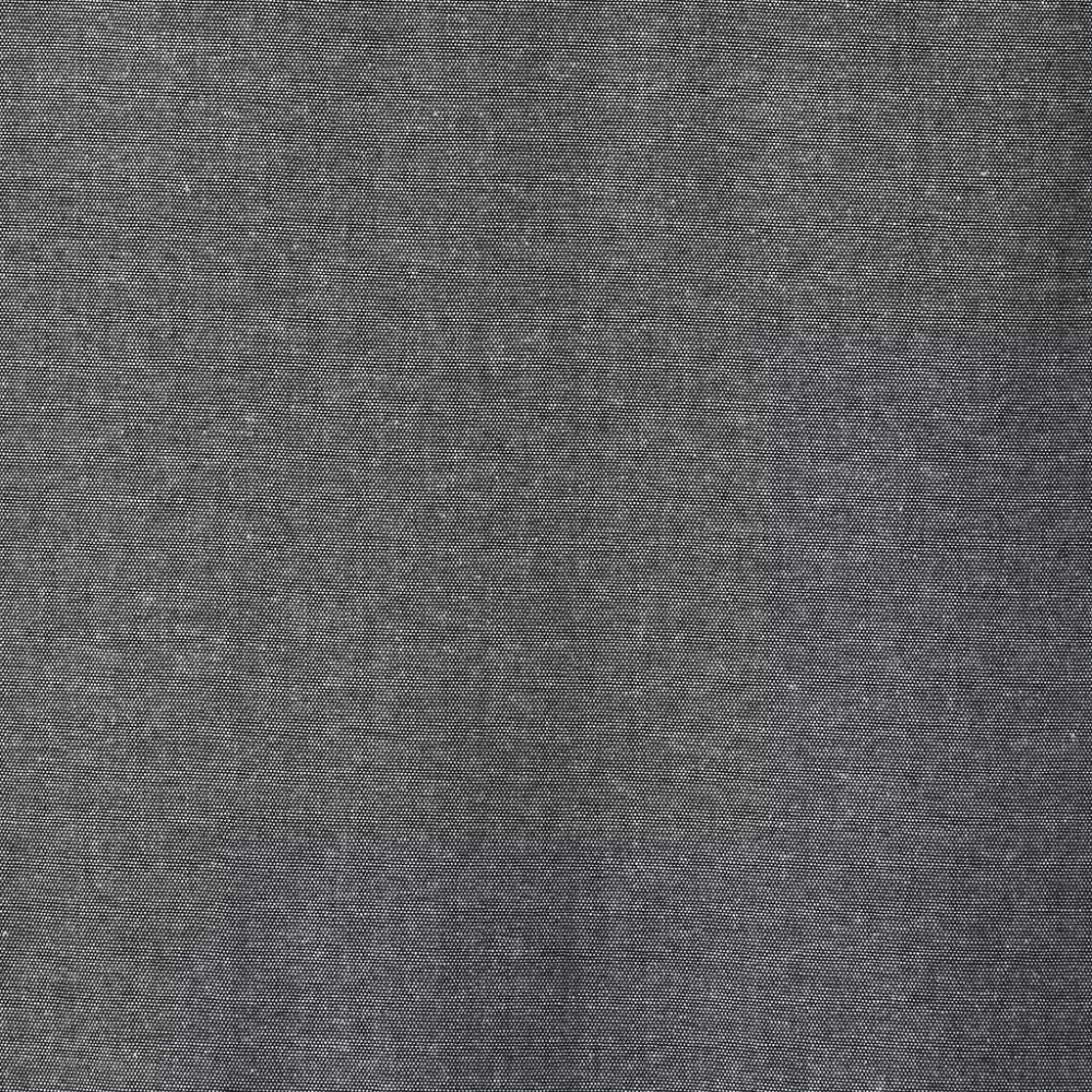 Pillowfort Heather Black Chambray Cotton Blackout Curtain Panel 42